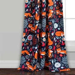 Kids' Pixie Fox Curtain Panels - Lush Décor -Children Household Series GUEST b70d7aad 49bc 4a0e 8a32 759485704405