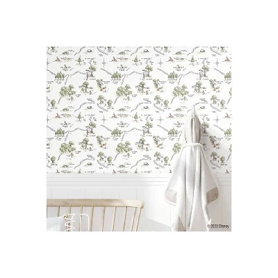 Winnie The Pooh 100 Acre Wood Map Peel And Stick Wallpaper - RoomMates 3 Winnie The Pooh 100 Acre Wood Map Peel And Stick Wallpaper - RoomMates - Image 3