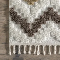 Sage Wavy Stripes Kids Tassel Area Rug 12 Sage Wavy Stripes Kids Tassel Area Rug -Children Household Series GUEST bb728466 6ffd 4f49 a7d1 6cb818dfb342