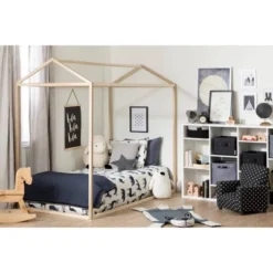 Sweedi House Bed - Natural Poplar - South Shore 12 Sweedi House Bed - Natural Poplar - South Shore -Children Household Series GUEST bcb28aaa 82ee 4d57 a927 2c89459485c3