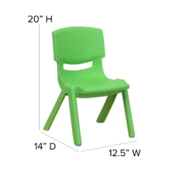 Flash Furniture 4 Pack Plastic Stackable School Chairs With 10.5" Seat Height -Children Household Series GUEST bd5d152f 9865 4162 9ea7 a1d56e04fe99