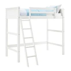 Twin Houston Kids' Wooden Loft Bed With Ladder - Room & Joy -Children Household Series GUEST bd5e4b42 4802 42aa 8969 5308063bb85e