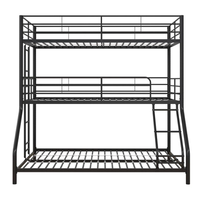 Twin/Twin/Full Zeke Triple Metal Bunk Bed - Room & Joy 3 Twin/Twin/Full Zeke Triple Metal Bunk Bed - Room & Joy - Image 3