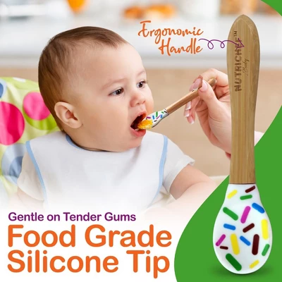 NutriChef Sparkle Bamboo Dinnerware Set With Silicone Suction For Kids 2 NutriChef Sparkle Bamboo Dinnerware Set With Silicone Suction For Kids - Image 2
