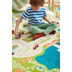 52.5"x71" Mini City 3D Play Rug - IVI -Children Household Series GUEST bed5450b 7e4a 4240 8973 2ce591396e4d