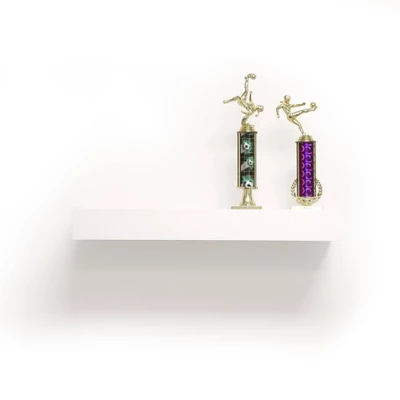 24" Floating Shelf With Lip For Kids' Room White - InPlace 4 24" Floating Shelf With Lip For Kids' Room White - InPlace - Image 4