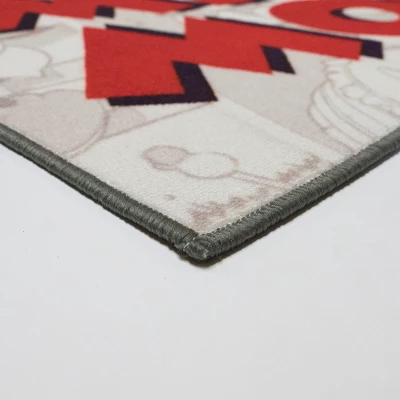 Disney Mickey Mouse Red Rug (4'6"x6'6") 1 Disney Mickey Mouse Red Rug (4'6"x6'6")