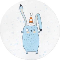 NuLOOM Eowyn Modern Rabbit Machine Washable Kids Area Rug -Children Household Series GUEST c0916f9f bcd9 4342 9c3b e12cbd5a779c