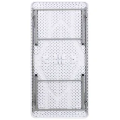 Flash Furniture 4.93-Foot Kid's Granite White Plastic Folding Table -Children Household Series GUEST c1988e5a f1dc 4439 ade1 331192093d40 1