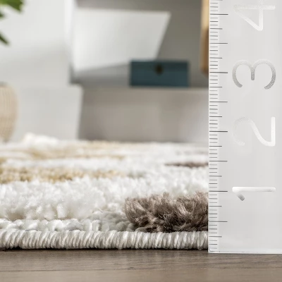 Sage Wavy Stripes Kids Tassel Area Rug 2 Sage Wavy Stripes Kids Tassel Area Rug - Image 2