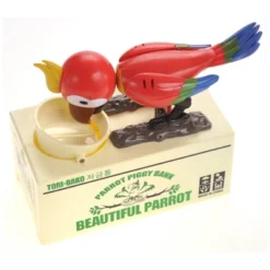 Insten Parrot Piggy Bank Robotic Coin Munching Toy Money Box, Red, 6.6x6.5 Inches 13 Insten Parrot Piggy Bank Robotic Coin Munching Toy Money Box, Red, 6.6x6.5 Inches -Children Household Series GUEST c226085b f67b 4b85 b5a1 740ba9399372