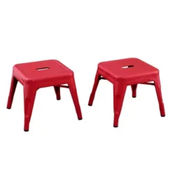 Harper & Hudson Set Of 2 Kids' Metal Stools - ACEssentials -Children Household Series GUEST c2a5909e 59b6 4b75 af9c 669d587d4322