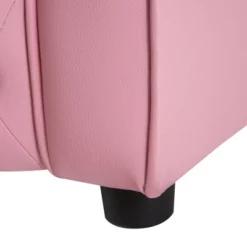 Qaba Kids Sofa Toddler Tufted Upholstered Sofa Chair Princess Couch Furniture With Diamond Decoration For Preschool Child, Pink -Children Household Series GUEST c3f2399e 9085 4fee bd92 49866cabc865