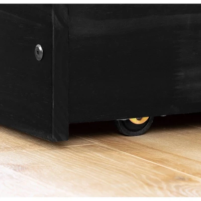 Fakto Bunk Beds With Trundle Matte Black - South Shore 3 Fakto Bunk Beds With Trundle Matte Black - South Shore - Image 3