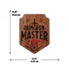 Dungeons And Dragons Master Giant Peel And Stick Wall Decal With Alphabet Black/Red/White - RoomMates