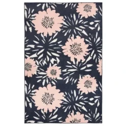 Flower Burst Rug Navy - Mohawk -Children Household Series GUEST c87fd552 d9ec 4cd9 a292 71d5d5c9ff52