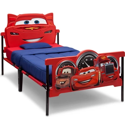 Twin Disney Pixar Cars Plastic 3D Bed - Delta Children 2 Twin Disney Pixar Cars Plastic 3D Bed - Delta Children - Image 2