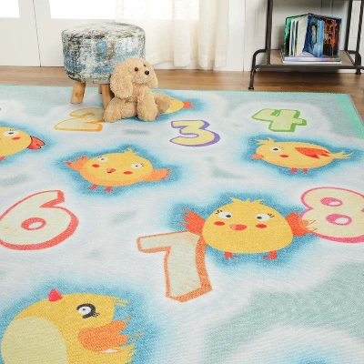 Playtime Numbers Vibrant Kids Indoor Area Rug By Blue Nile Mills 8 Playtime Numbers Vibrant Kids Indoor Area Rug By Blue Nile Mills - Image 8