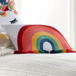 Monique Rainbow Tassel Pillow - Homthreads