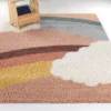 5'3"x7' Bella Rainbow Cloud Shag Kids' Rug - Balta Rugs