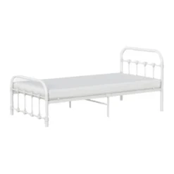 Twin Melissa Metal Bed - BK Furniture -Children Household Series GUEST ce9636cb 02ec 425d 9c04 e772e0e4ab32