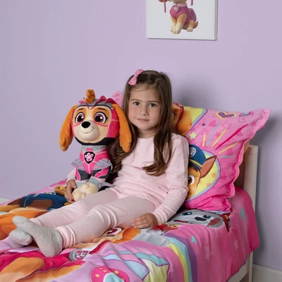 PAW Patrol Movie Glow In The Dark Skye Pillow Buddy Pink 4 PAW Patrol Movie Glow In The Dark Skye Pillow Buddy Pink - Image 4