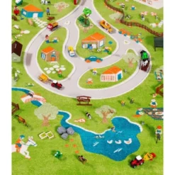 39"x59" Farm 3D Play Rug - IVI -Children Household Series GUEST cf833b92 629b 411e b880 c1f88b76b557