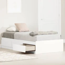 Munich Mates Bed With 3 Drawers Pure White - South Shore 10 Munich Mates Bed With 3 Drawers Pure White - South Shore -Children Household Series GUEST d13f4953 4d90 4a86 bc40 aa74e31f8c04