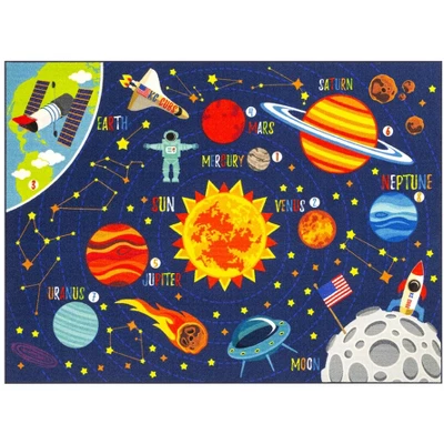 KC CUBS Boy & Girl Kids Outer Space Solar System Planets Educational Learning & Game Play Area Nursery Bedroom Classroom Rug Carpet 10 KC CUBS Boy & Girl Kids Outer Space Solar System Planets Educational Learning & Game Play Area Nursery Bedroom Classroom Rug Carpet - Image 10