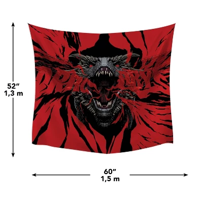 Game Of Thrones Dragon Tapestry Black/Red - RoomMates 2 Game Of Thrones Dragon Tapestry Black/Red - RoomMates - Image 2