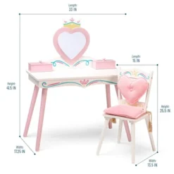Princess Vanity Table And Chair Set - WildKin -Children Household Series GUEST d6dd463c 2ed1 4552 923f ade83f386cff