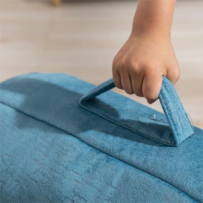 Arlo Kids Bean Bag Chairs,25.6" Velvet Fabric Memory Foam Small Bean Bag Chair For Kids -Maison Boucle 8 Arlo Kids Bean Bag Chairs,25.6" Velvet Fabric Memory Foam Small Bean Bag Chair For Kids -Maison Boucle - Image 8