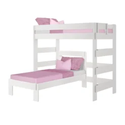 Max & Lily Farmhouse Twin Over Twin L-Shaped Bunk Bed -Children Household Series GUEST d8b74367 f3d2 49df 8615 7987e96080d0