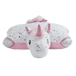 Glittery White Unicorn Plush - Pillow Pets