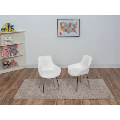 Kids' Modern Upholstered Chair Set - Gift Mark 1 Kids' Modern Upholstered Chair Set - Gift Mark