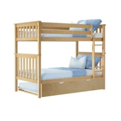 Max & Lily Twin Over Twin Bunk Bed With Trundle -Children Household Series GUEST dbf3a36a 46d1 4086 a750 f12f7e0f3a4c