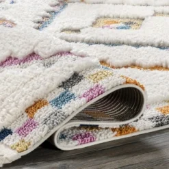 NuLOOM Lilou Moroccan Kids Tassel Area Rug -Children Household Series GUEST dcf5c86d eb00 4b1c 999c 2e88e0da6fe5