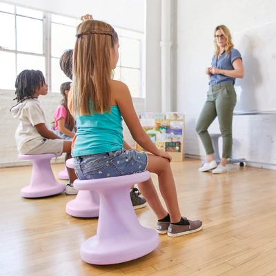 ECR4Kids Twist Wobble Stool, Active Learning Chair, Flex Seating, 14in Seat Height 2 ECR4Kids Twist Wobble Stool, Active Learning Chair, Flex Seating, 14in Seat Height - Image 2