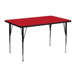 Flash Furniture 24''W X 48''L Rectangular HP Laminate Activity Table - Standard Height Adjustable Legs -Children Household Series GUEST e069c084 c55e 4cea 8288 a3f011f14ef8