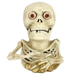 Design Toscano Bugged-Out Hungry Skeleton Cast Iron Mechanical Coin Bank -Children Household Series GUEST e0bc5126 413e 4a56 a86c 9ca05625b079