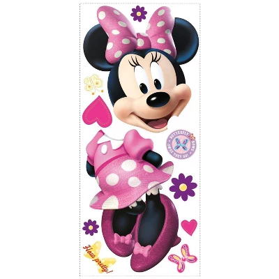 Roommates Minnie Bow-Tique Peel And Stick Giant Wall Decal 1 Roommates Minnie Bow-Tique Peel And Stick Giant Wall Decal