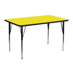 Flash Furniture 24''W X 48''L Rectangular HP Laminate Activity Table - Standard Height Adjustable Legs -Children Household Series GUEST e32a4fd0 83ae 4d03 b8c2 82da6c9aca48