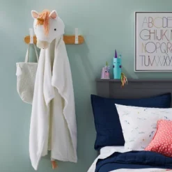 Metal And Wood Hanging Kids' Wall Hooks White - Pillowfort™ -Children Household Series GUEST e360122d e61d 41ce bbd9 10536f49bbd3