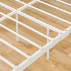 Twin Country Poetry Complete Metal Platform Bed White - South Shore -Children Household Series GUEST e410e046 848d 4643 9ff6 48ffc6cccd54