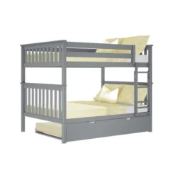 Max & Lily Full Over Full Bunk Bed With Trundle Bed 12 Max & Lily Full Over Full Bunk Bed With Trundle Bed -Children Household Series GUEST e84f51b0 1e7c 40ad 9a8c e102c8bde51e