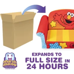 Marshmallow Furniture Disney's 2 In 1 Flip Open Compressed Foam Sofa And Sleeper Bed With Washable Cover -Children Household Series GUEST ecbee9fe 0ed9 4814 aa1b a85fd7a7a991