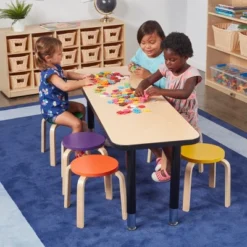 ECR4Kids Bentwood Stacking Stools For Kids, Playroom/Daycare Flexible Seating, 12" Height, 6-Piece 18 ECR4Kids Bentwood Stacking Stools For Kids, Playroom/Daycare Flexible Seating, 12" Height, 6-Piece -Children Household Series GUEST ed55598a 975c 48fa b947 b683a67cd6e4