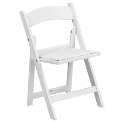 Flash Furniture 10 Pack Kids White Resin Folding Event Party Chair With Vinyl Padded Seat -Children Household Series GUEST f061b39e 5a30 4afd 83ca 693f51d860f7