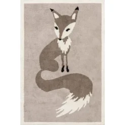 NuLOOM Nola Fox Machine Washable Kids Area Rug -Children Household Series GUEST f081c4bc 3daa 47d1 af53 37ff091eeae0