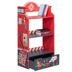 Little Firefighter Bookshelf - Fantasy Fields By Teamson Kids -Children Household Series GUEST f1f60579 85dd 46ee bfd6 175780b51d4c